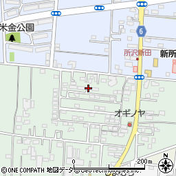 埼玉県所沢市所沢新町2521周辺の地図