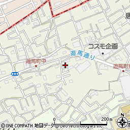 埼玉県草加市遊馬町911周辺の地図