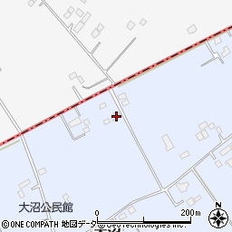 千葉県成田市大沼628周辺の地図