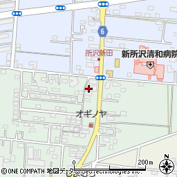埼玉県所沢市所沢新町2530-2周辺の地図