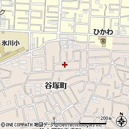 埼玉県草加市谷塚町1728-12周辺の地図