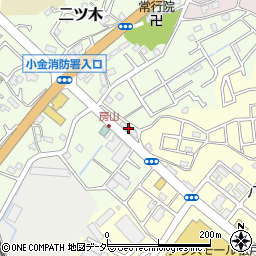 千葉県松戸市二ツ木1299-2周辺の地図