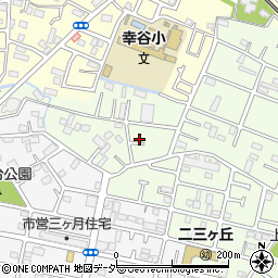千葉県松戸市二ツ木1448周辺の地図