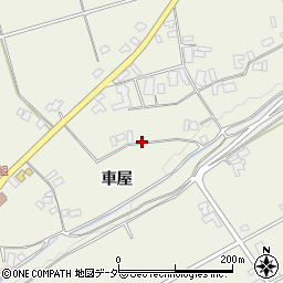 長野県伊那市東春近車屋周辺の地図