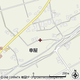 長野県伊那市東春近（車屋）周辺の地図