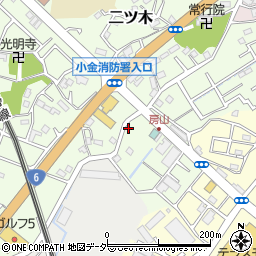 千葉県松戸市二ツ木1304周辺の地図