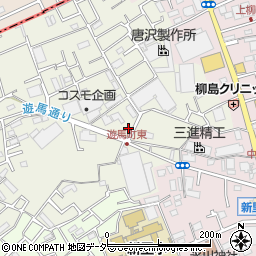 日彰商事株式会社　草加グリーンセンター周辺の地図