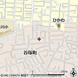 埼玉県草加市谷塚町1728-16周辺の地図