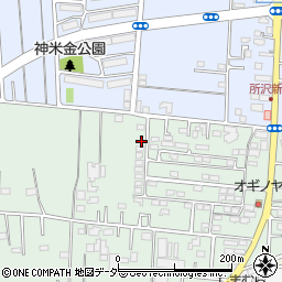 埼玉県所沢市所沢新町2514-33周辺の地図