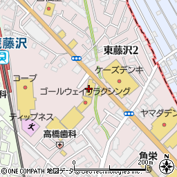 ビッグエコー BIG ECHO 武蔵藤沢店周辺の地図