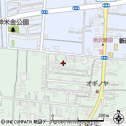 埼玉県所沢市所沢新町2522-17周辺の地図