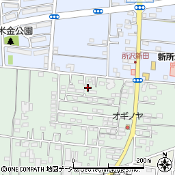 埼玉県所沢市所沢新町2522-4周辺の地図