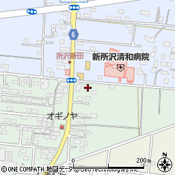 埼玉県所沢市所沢新町2532周辺の地図