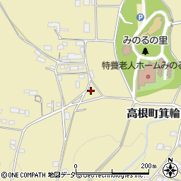 山梨県北杜市高根町箕輪2044周辺の地図