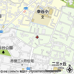 千葉県松戸市二ツ木1453-1周辺の地図
