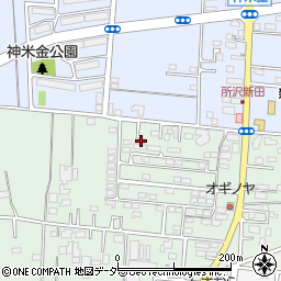 埼玉県所沢市所沢新町2522-27周辺の地図