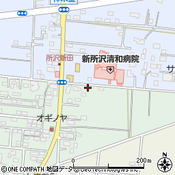 埼玉県所沢市所沢新町2533周辺の地図