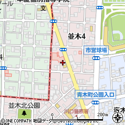 銀のさら　西川口店事務所周辺の地図
