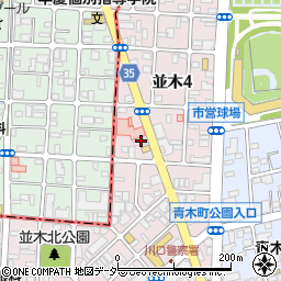 銀のさら　西川口店事務所周辺の地図