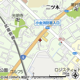 千葉県松戸市二ツ木343周辺の地図