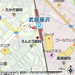 エクロール武蔵藤沢周辺の地図