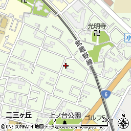 千葉県松戸市二ツ木1355周辺の地図