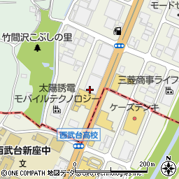 埼玉県入間郡三芳町竹間沢東2周辺の地図