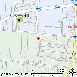 埼玉県所沢市所沢新町2514-32周辺の地図