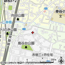 千葉県松戸市三ケ月142周辺の地図