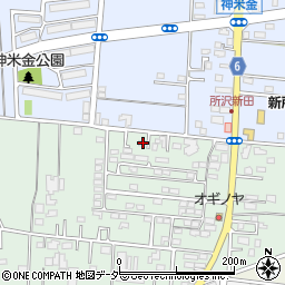 埼玉県所沢市所沢新町2522周辺の地図