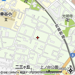 千葉県松戸市二ツ木1395周辺の地図