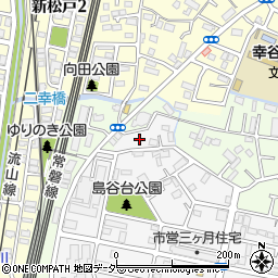 千葉県松戸市三ケ月143周辺の地図