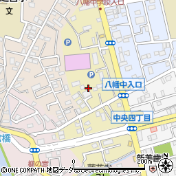 埼玉県八潮市上馬場周辺の地図