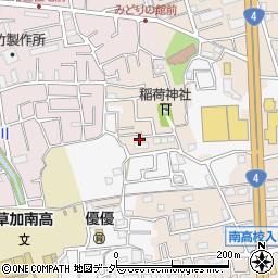 埼玉県草加市谷塚町1963-8周辺の地図