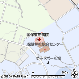 東庄町国民健康保険東庄病院周辺の地図