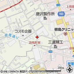 埼玉県草加市遊馬町777-4周辺の地図