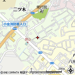 千葉県松戸市二ツ木1278周辺の地図