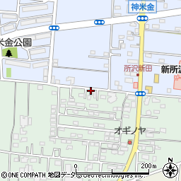 埼玉県所沢市所沢新町2522-3周辺の地図