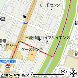 埼玉県入間郡三芳町竹間沢東9周辺の地図