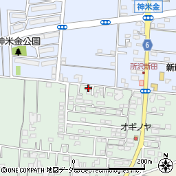 埼玉県所沢市所沢新町2522-15周辺の地図