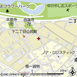埼玉県八潮市二丁目1194周辺の地図