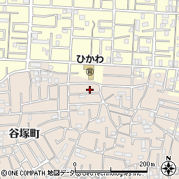 埼玉県草加市谷塚町1734-6周辺の地図