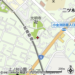 千葉県松戸市二ツ木376周辺の地図
