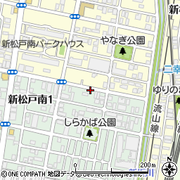 ナビパーク新松戸第１６駐車場周辺の地図