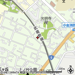千葉県松戸市二ツ木417周辺の地図