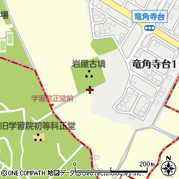 岩屋古墳周辺の地図