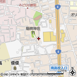 埼玉県草加市谷塚町1955-4周辺の地図