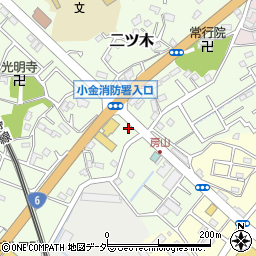 千葉県松戸市二ツ木392周辺の地図