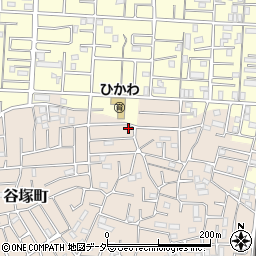 埼玉県草加市谷塚町1734-18周辺の地図