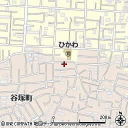 埼玉県草加市谷塚町1734-9周辺の地図